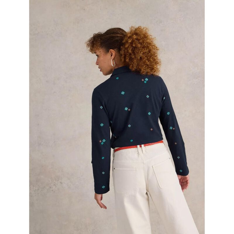 White Stuff Annie Embroidered Shirt image number 1
